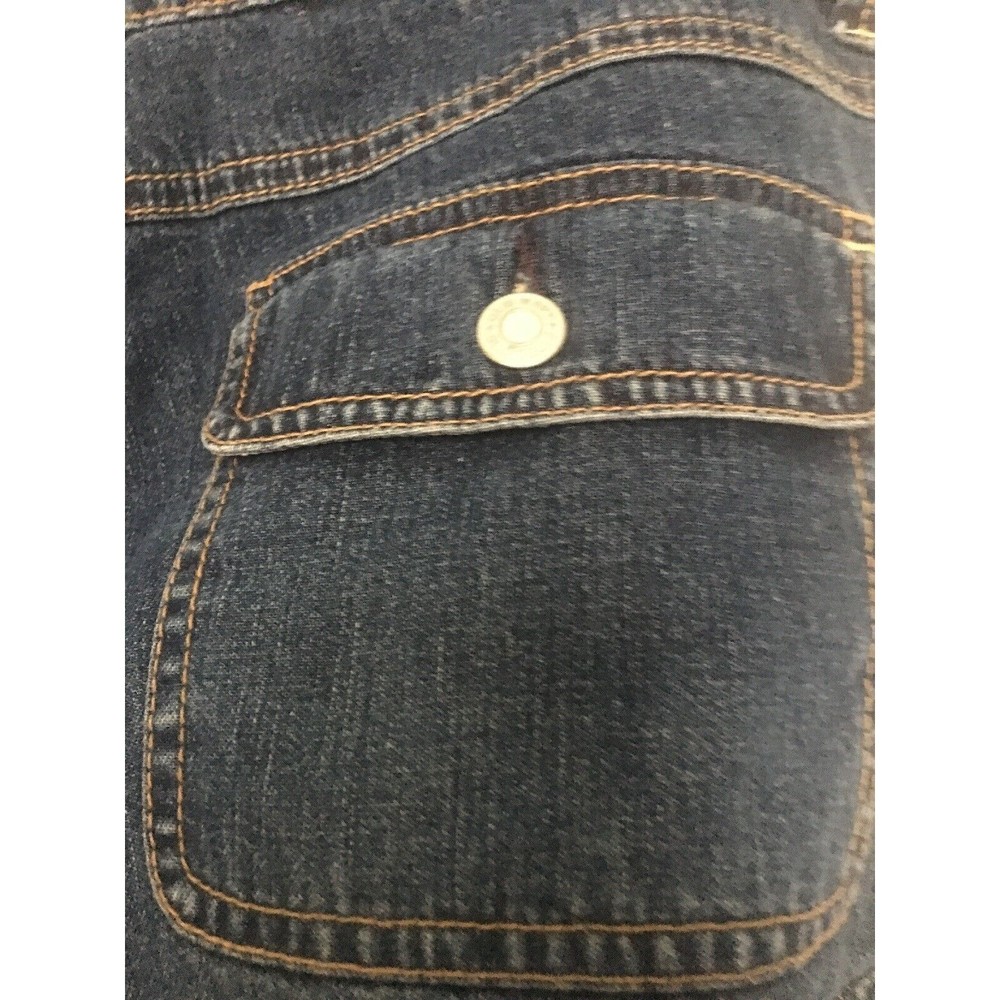 Old Navy Women's Blue Capri Jeans Size 4 - Picture 10 of 10
